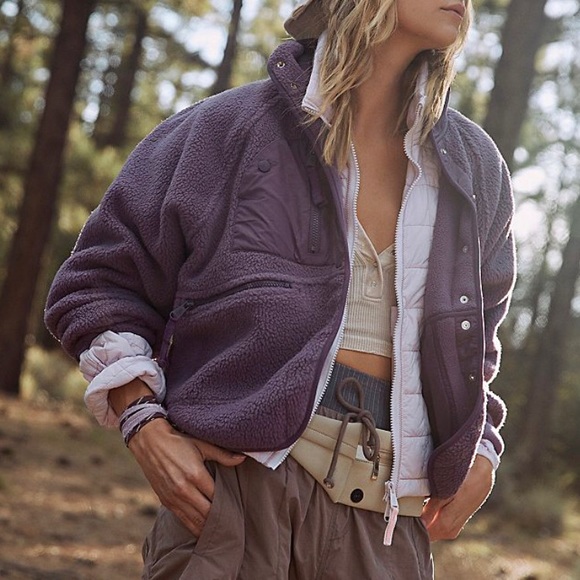 Free People Jackets & Blazers - Free People Hit the Slopes Fleece Jacket